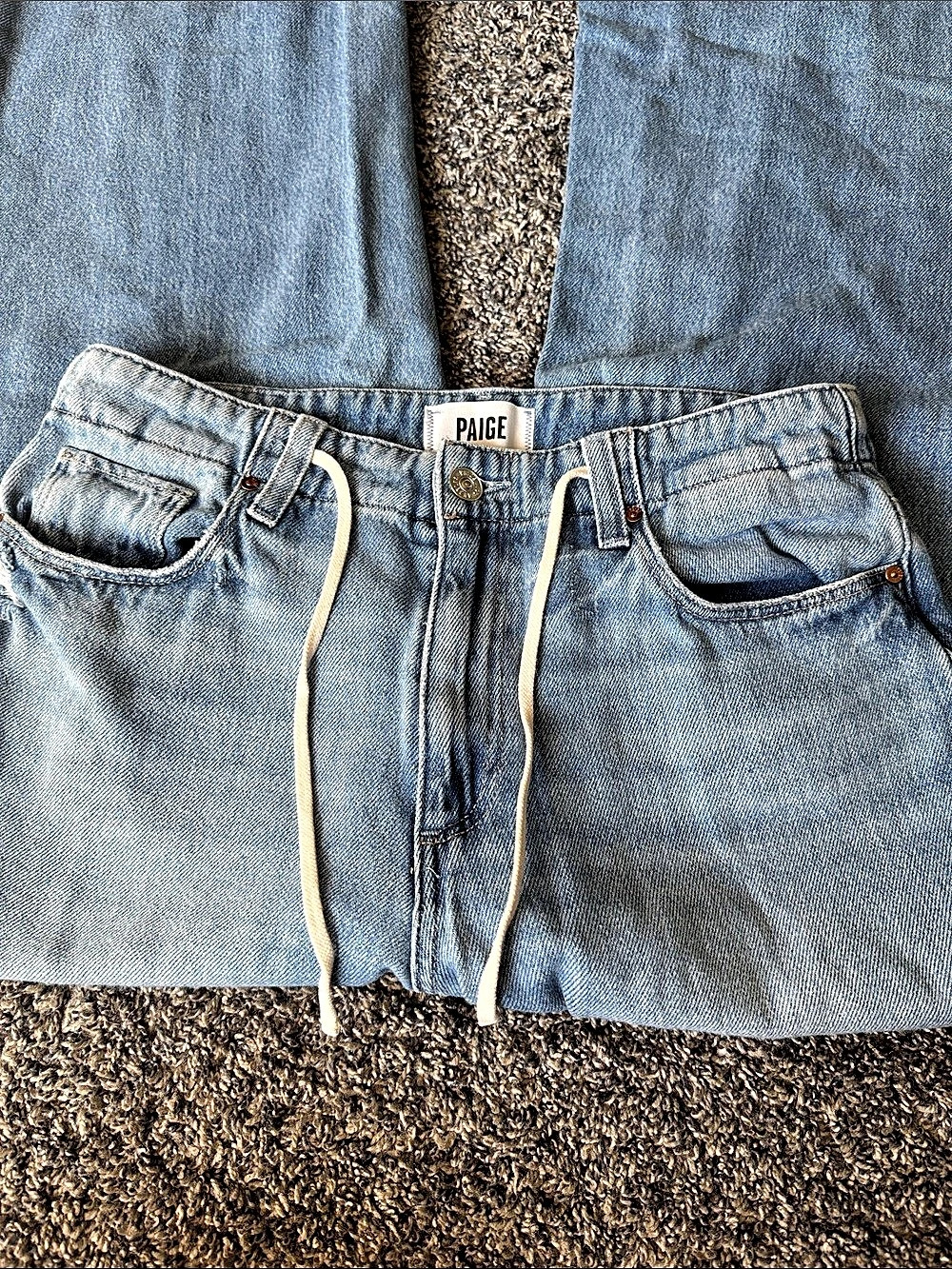 Paige Zoey 31" Straight Leg Jeans in Blue Waist 27